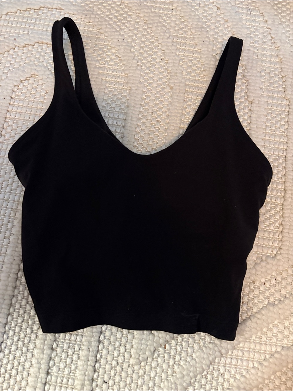 lululemon athletica Black Tank Top